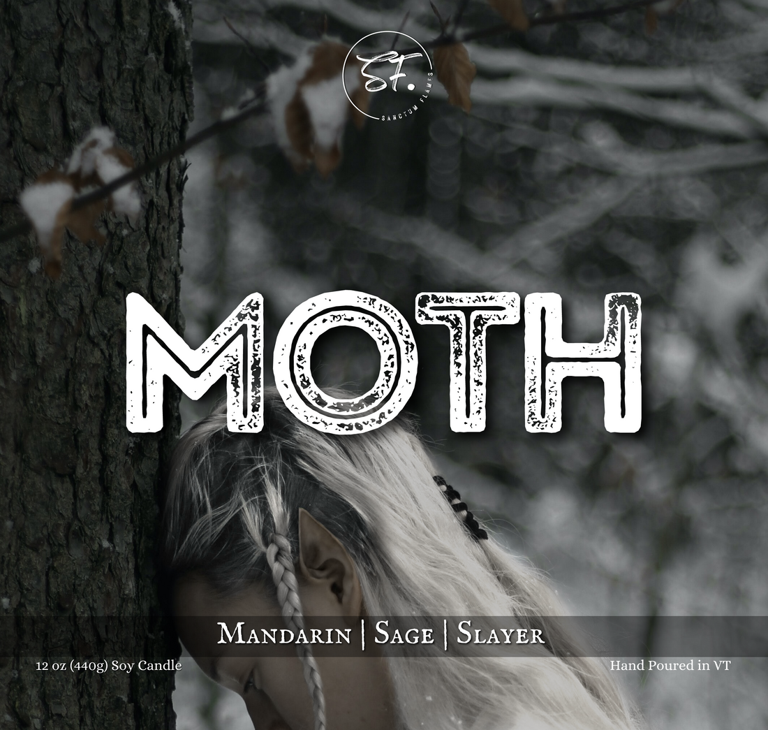 Moth Soy candle - Lily Mayne – Sanctum Flames