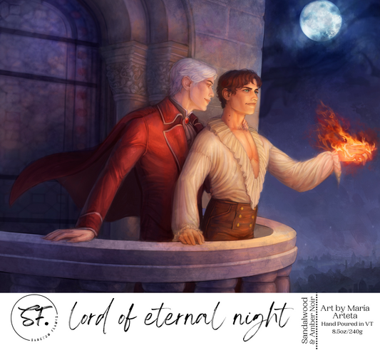 Lord of Eternal Night - Art Candle